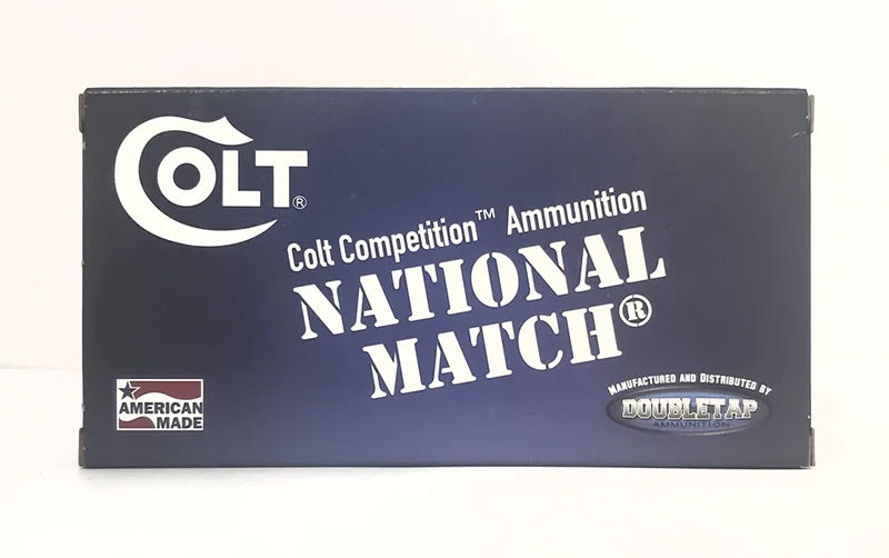DoubleTap .38 Special Colt National Match 125 grain FMJ FP ammunition
