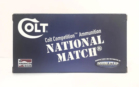 DoubleTap .38 Special Colt National Match 125 grain FMJ FP ammunition