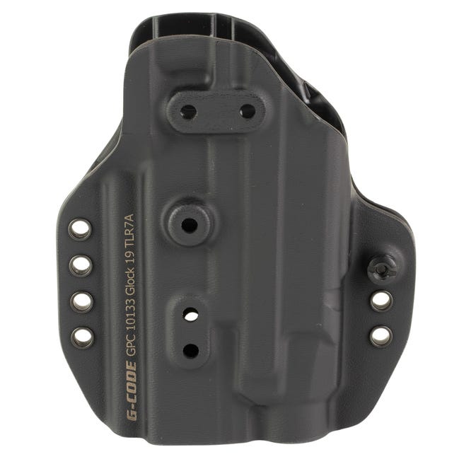G-Code Prime Carry Holster Fits Glock 19/19X/45 (Gen3-5) w/TLR7 A Black