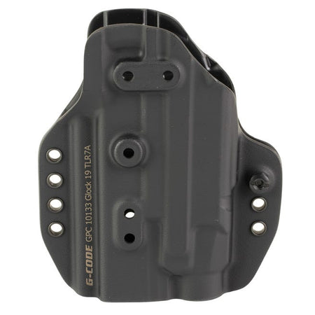 G-Code Prime Carry Holster Fits Glock 19/19X/45 (Gen3-5) w/TLR7 A Black