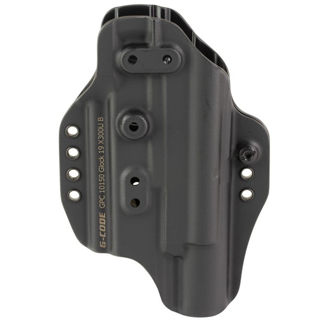 G-Code Prime Carry Holster Fits Glock 19/19X/45 (Gen3-5) w/X300u B Black