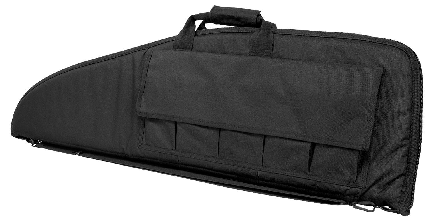 NcStar CV290740 VISM Black Rifle Case PVC Nylon, Foam Lined with Double Metal Zippers & ID Holder