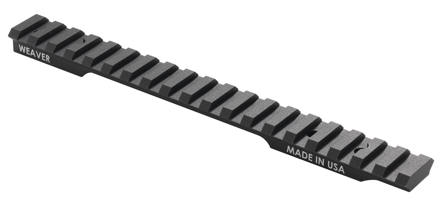 Weaver 99469 Tactical Extended Multi-Slot Base Black Anodized Fits Ruger American Short Action