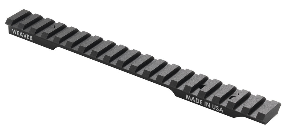 Weaver 99469 Tactical Extended Multi-Slot Base Black Anodized Fits Ruger American Short Action