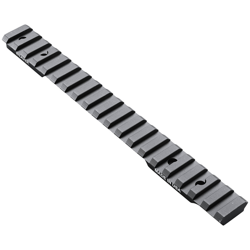 Weaver 99489 Multi-Slot Extended Scope Base Matte Black Aluminum Savage Long Action 110-116