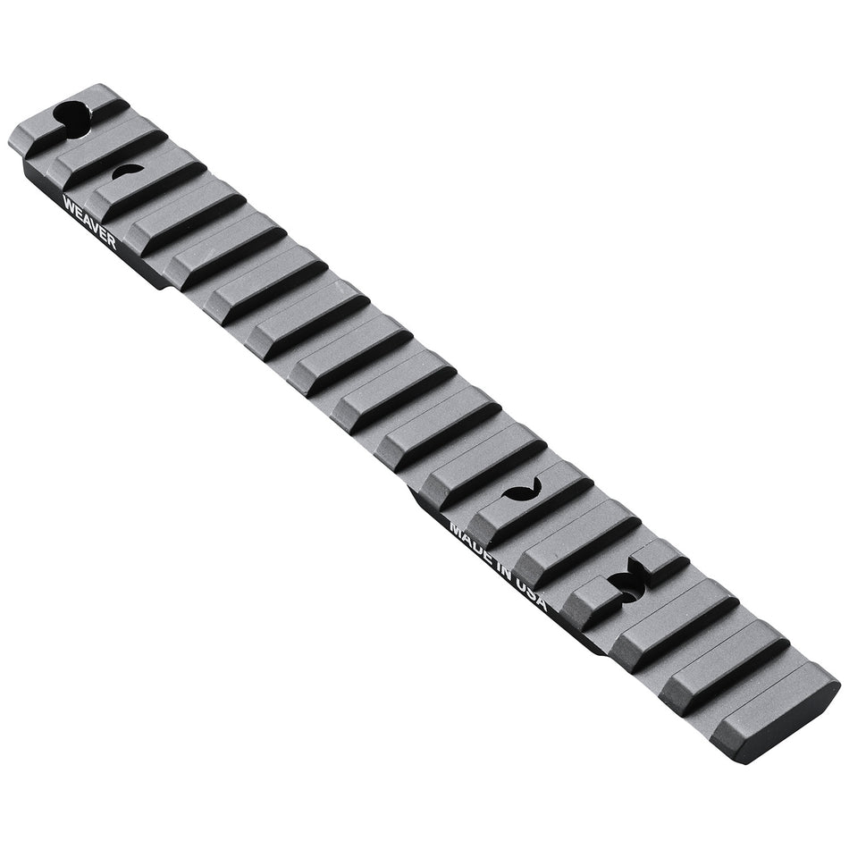 Weaver 99503 Multi-Slot Extended Scope Base Matte Black Aluminum Remington 700 Short Action