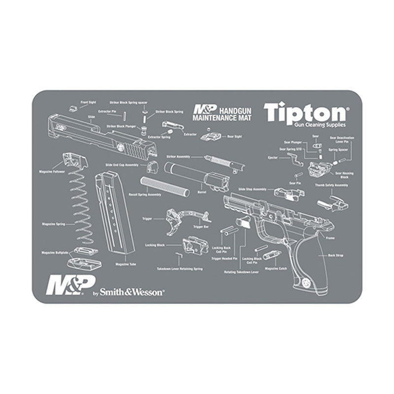 Tipton S&W M&P Maintenance Mat 11" x 17" Grey