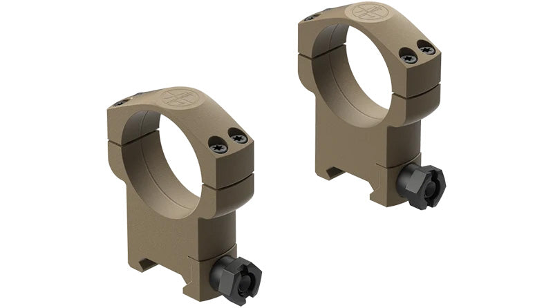 Leupold Mark 4 Aluminum 35mm Super High Scope Rings in FDE