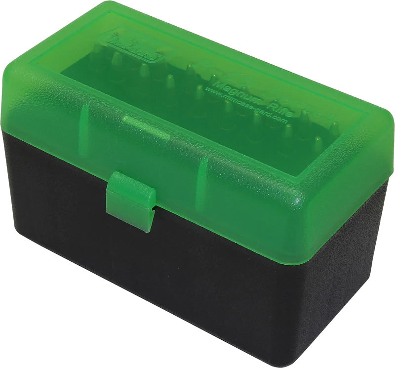 MTM .223 50 Round Green/Black Flip-Top Ammo Box