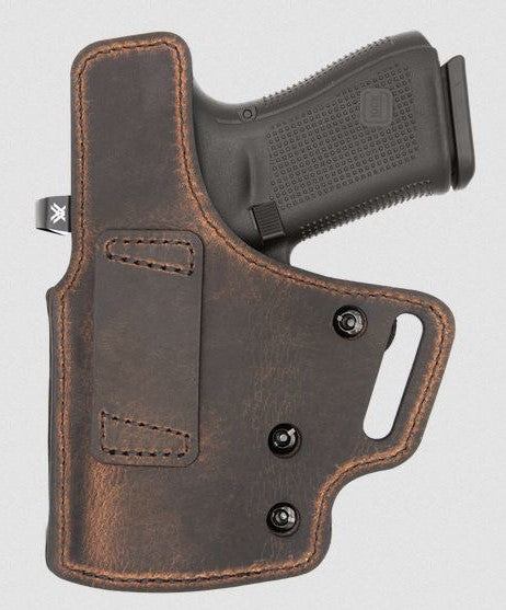 Versacarry DEF2201-350A Defender Alpha OWB Holster Brn/Blk Sz1 3.5"