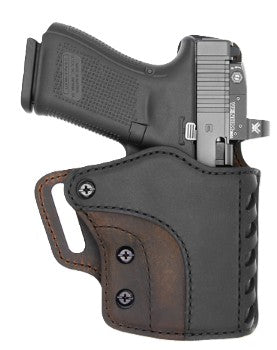 Versacarry DEF2201-400A Defender Alpha OWB Holster Brn/Blk Sz1 4.0"