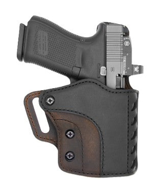 Versacarry DEF2201-450A Defender Alpha OWB Holster Brn/Blk Sz1 4.5"
