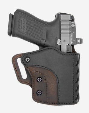 Versacarry DEF2202-350A Defender Alpha OWB Holster Brn/Blk Sz2 3.5"