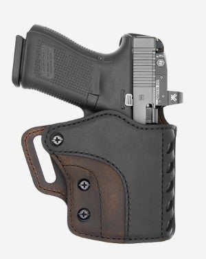 Versacarry DEF2203-350A Defender Alpha OWB Holster Brn/Blk Sz3 3.5"