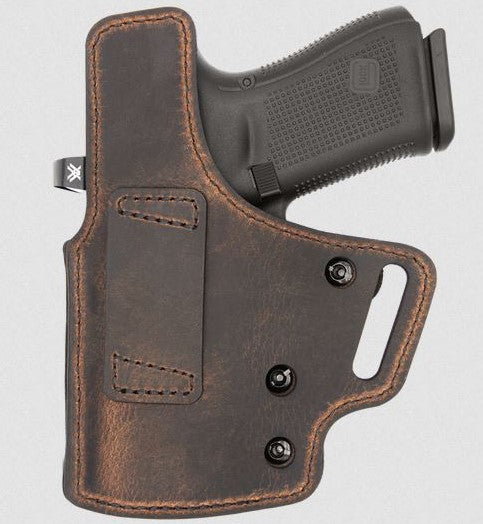 Versacarry DEF2203-400A Defender Alpha OWB Holster Brn/Blk Sz3 4.0"