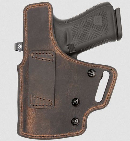 Versacarry DEF2203-400A Defender Alpha OWB Holster Brn/Blk Sz3 4.0"