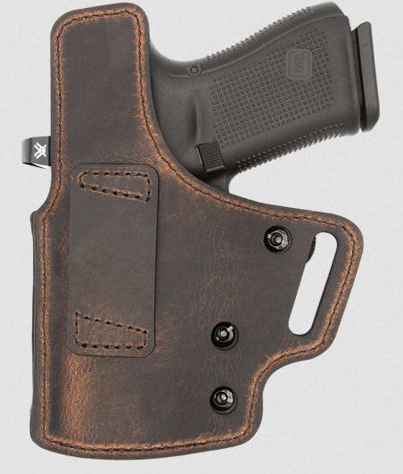 Versacarry DEF2204-300A Defender Alpha OWB Holster Brn/Blk Sz4 3.0"