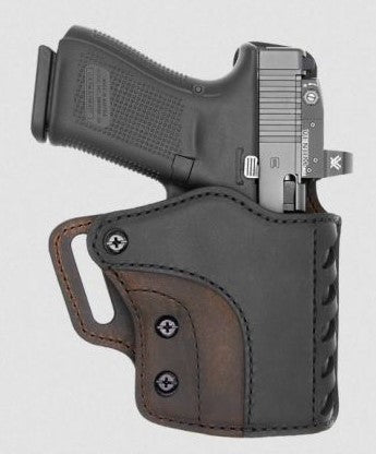 Versacarry DEF2204-350A Defender Alpha OWB Holster Brn/Blk Sz4 3.5"