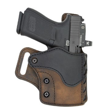 Versacarry Sabre Outside Waistband Holster Size 2 3.0" Barrel Brown/Black