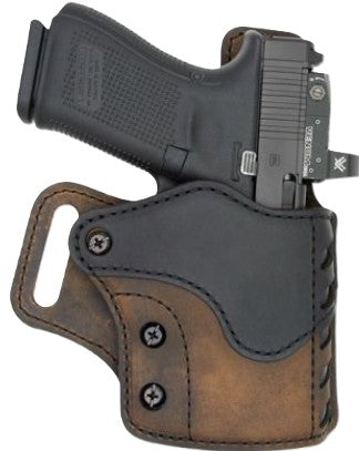 Versacarry Sabre Outside Waistband Holster Size 2 4.25" Barrel Brown/Black