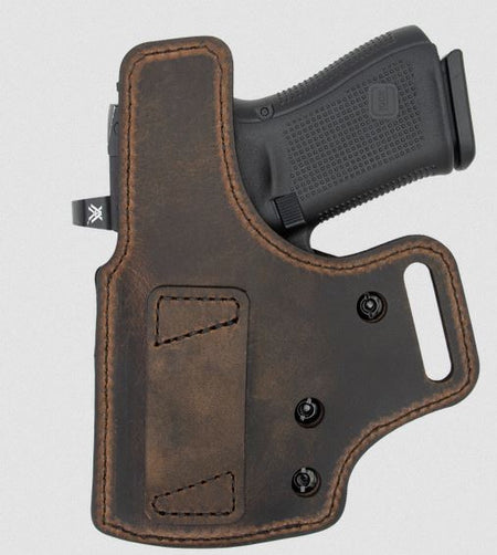 Versacarry Sabre Outside Waistband Holster Size 3 3.0" Barrel Brown/Black