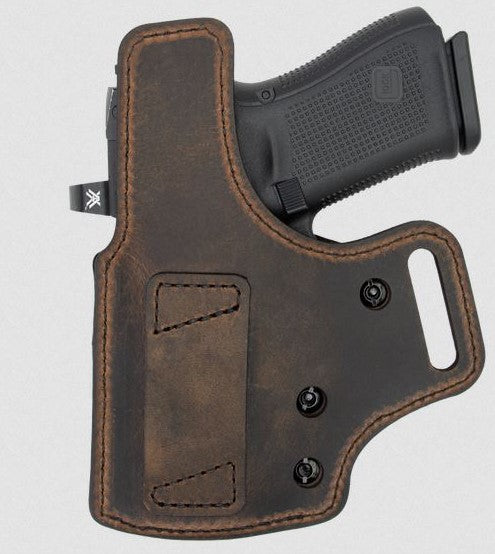Versacarry Sabre Outside Waistband Holster Size 3 4.0" Barrel Brown/Black