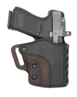 Versacarry Sabre Outside Waistband Holster Size 4 3.5" Barrel Brown/Black