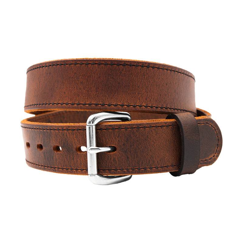 Versacarry Rancher Carry Leather Belt Brown 48 in Size 44