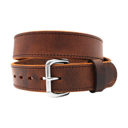 Versacarry Rancher Carry Leather Belt Brown 48 in Size 44