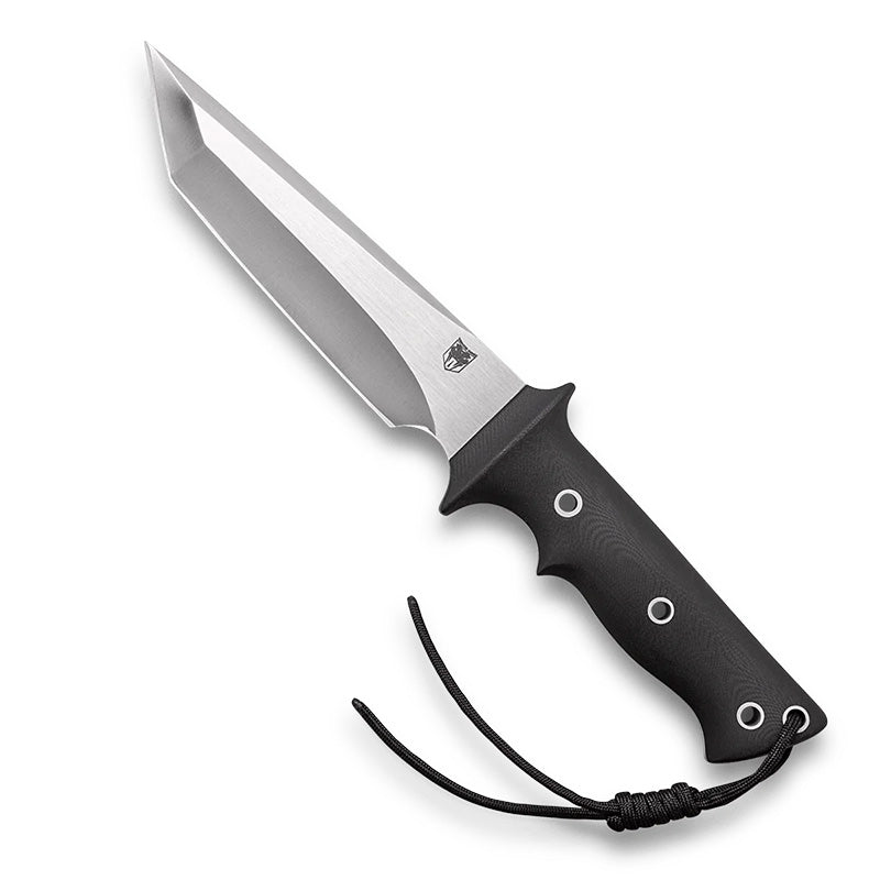 CobraTec Renegade Fixed Blade Tanto Knife Black 440C Steel