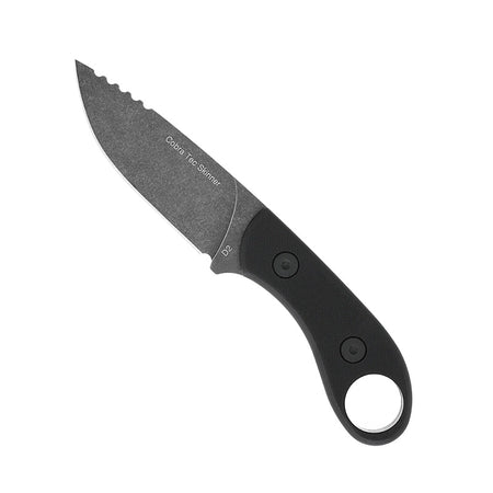 CobraTec D2 Skinner 3.75" Fixed Blade G10 Handle Stone Wash