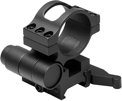 NcSTAR 30mm Quick Release Flip-to-Side Magnifier Mount Black