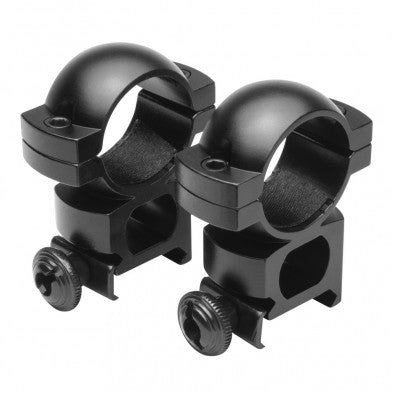 NcSTAR 1 Inch Weaver Ring Set 1.2 Inch Height Matte Black