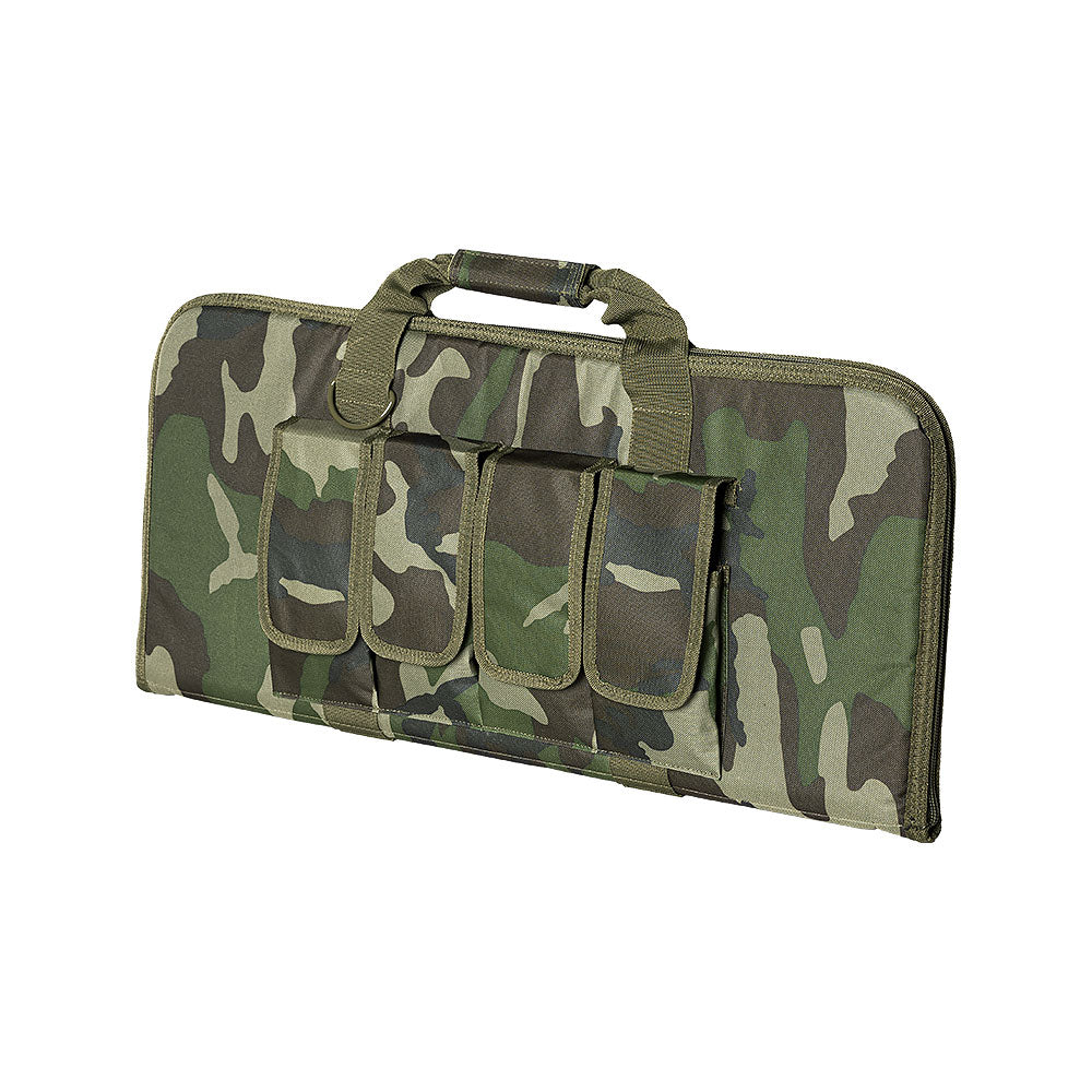 VISM Tactical AR15/AK Carbine Pistol Case Woodland Camo 28"
