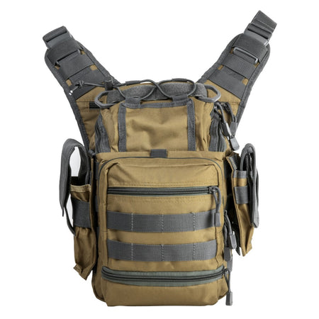 VISM First Responder PVC Bag 12.5x8.5 Tan/Urban Grey