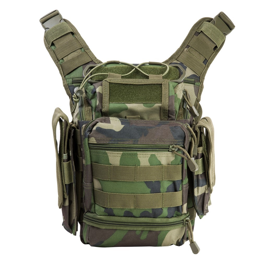 VISM First Responder PVC Bag 12.5x8.5 Woodland Camo