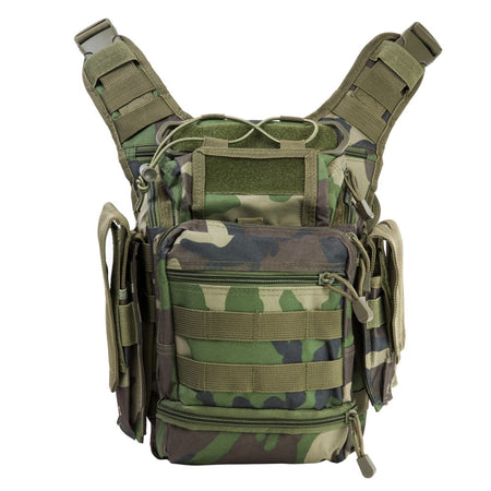 VISM First Responder PVC Bag 12.5x8.5 Woodland Camo
