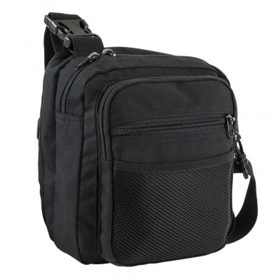 VISM Concealed Carry Weapon Satchel Bag Black