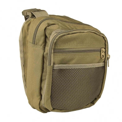 VISM Concealed Carry Weapon Satchel Bag Tan