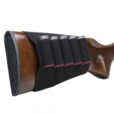 VISM Black Buttstock Shot Shell Holder for Shotguns