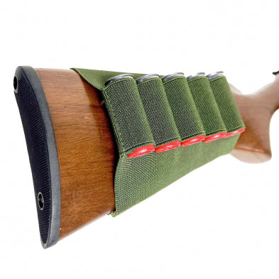 VISM Green Buttstock Shot Shell Holder for Shotguns