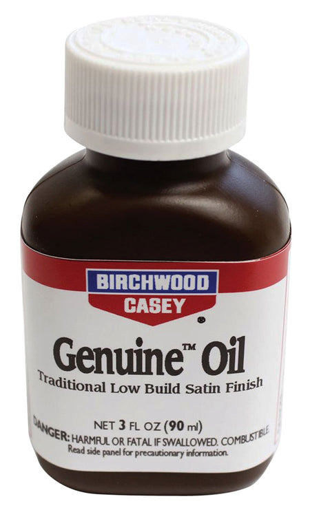 Birchwood Casey Genuine Oil Satin Finish for Gun Stocks 3 oz. Bottle