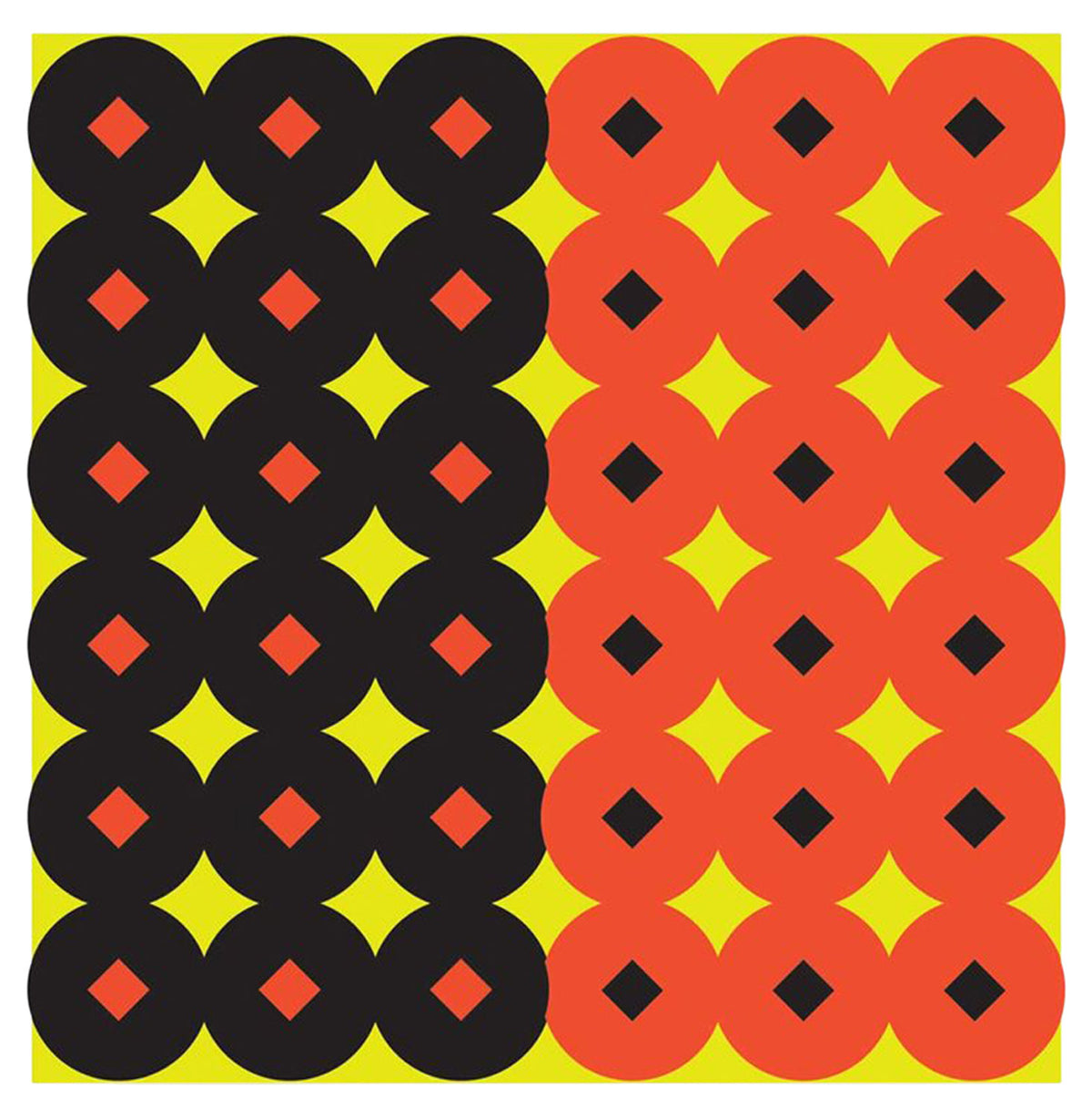 Birchwood Casey 34117 Shoot-N-C Self-Adhesive Reactive Paper Target Circle with Diamond Center 432 Plasters