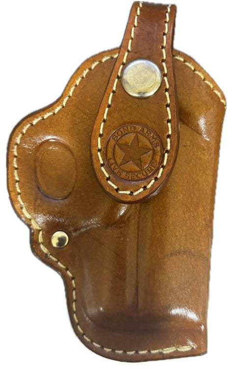 Bond Arms H-RT-350-TN-L-CP Leather Clip Holster 3.5 Inch LH Tan