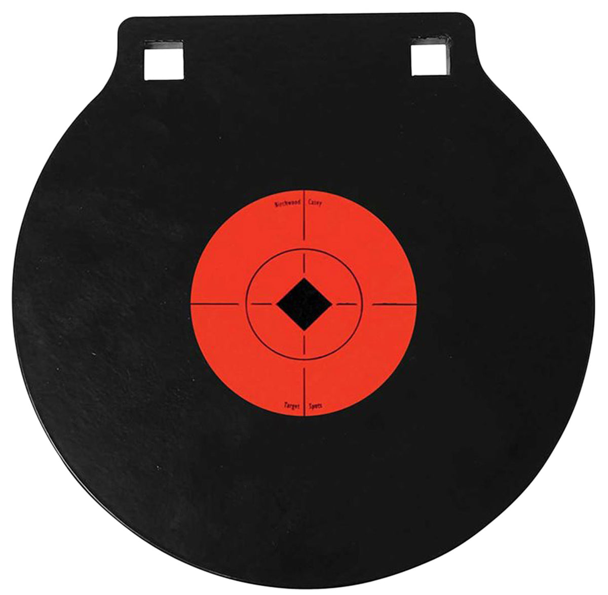 Birchwood Casey 47604 World of Targets 8" Steel Hanging Gong Double Hole AR500 Pistol/Rifle Target