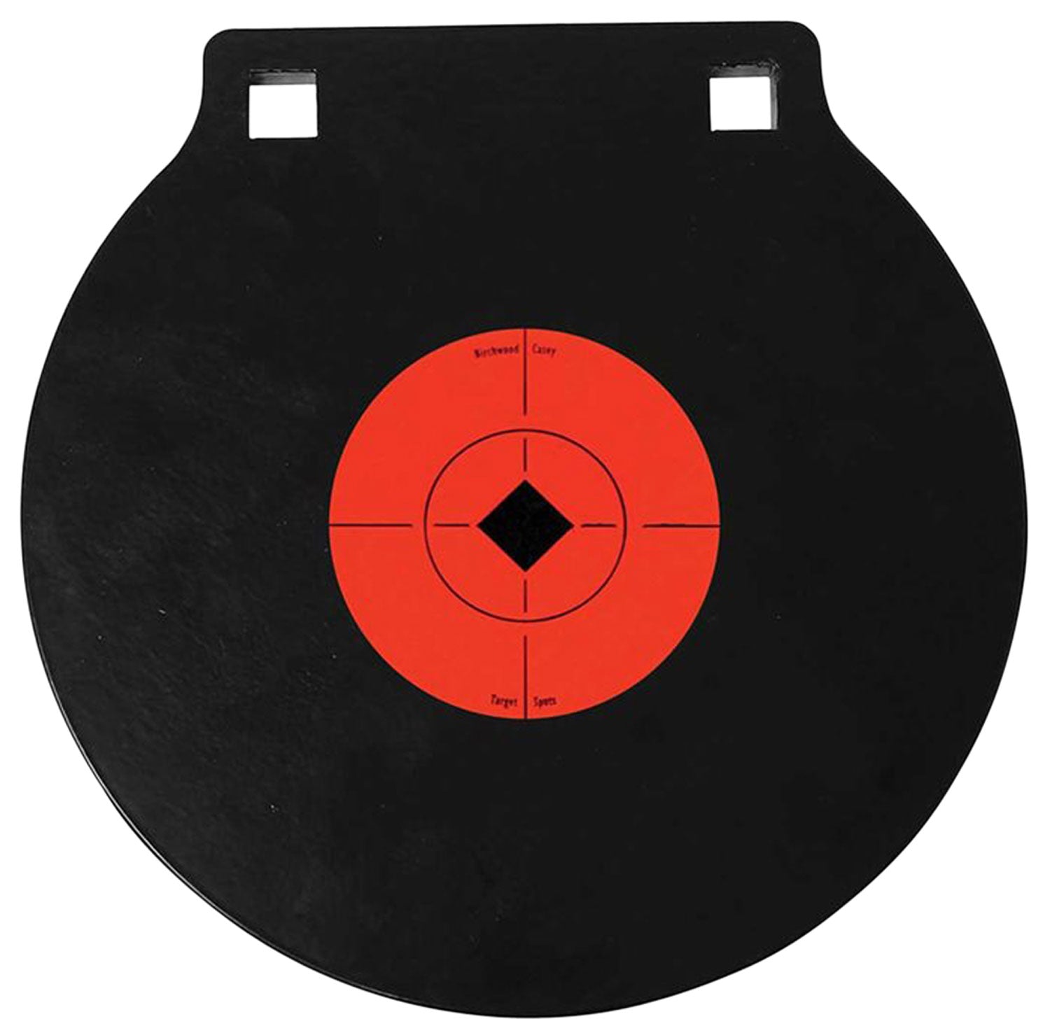 Birchwood Casey 47604 World of Targets 8" Steel Hanging Gong Double Hole AR500 Pistol/Rifle Target