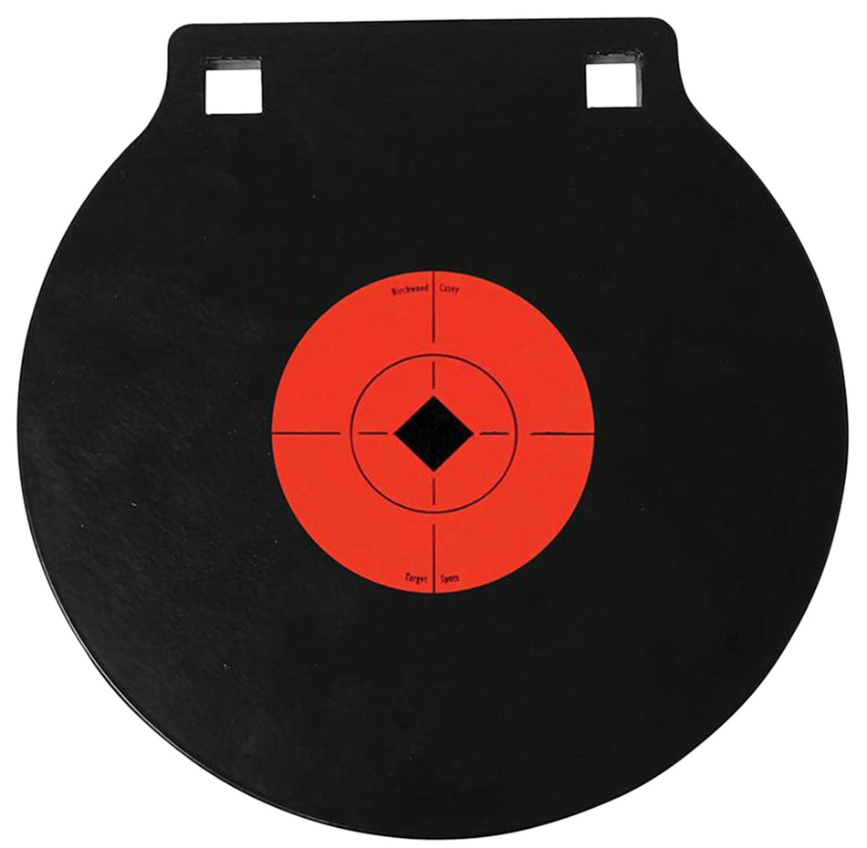 Birchwood Casey 47604 World of Targets 8" Steel Hanging Gong Double Hole AR500 Pistol/Rifle Target