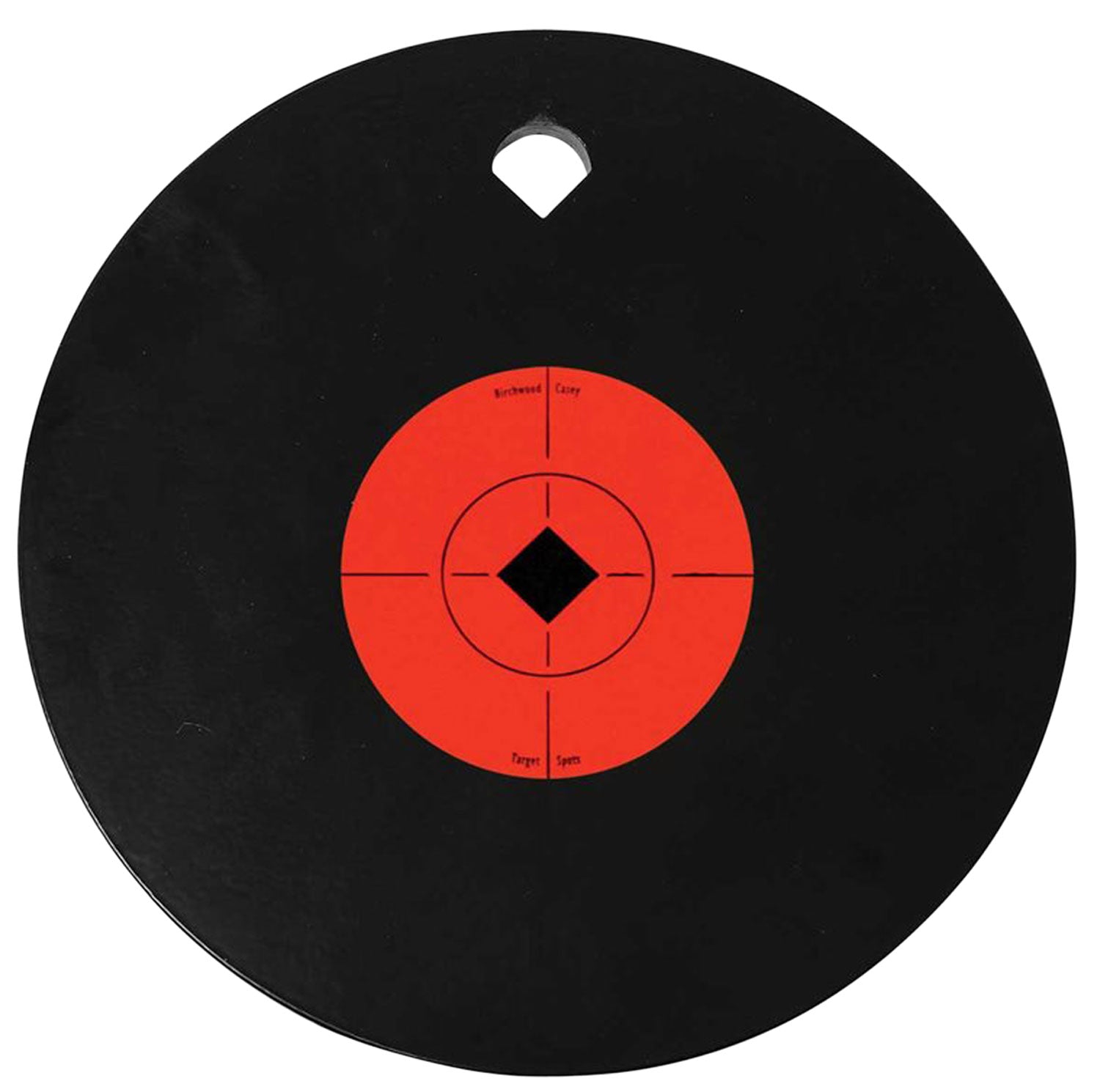 Birchwood Casey 47614 World of Targets 10" Steel Hanging Gong Single Hole AR500 Pistol/Rifle Target