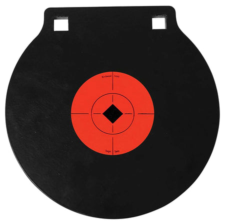 Birchwood Casey 47615 World of Targets 10" Steel Hanging Gong Double Hole AR500 Pistol/Rifle Target