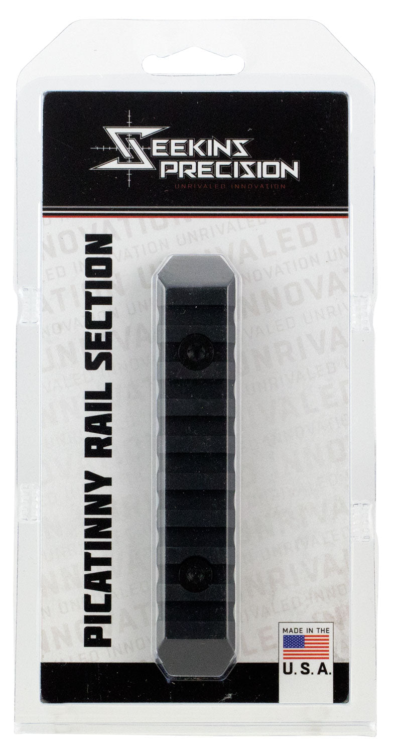 Seekins Precision MLOK 9 Slot Rifle Rail Section Black Anodized